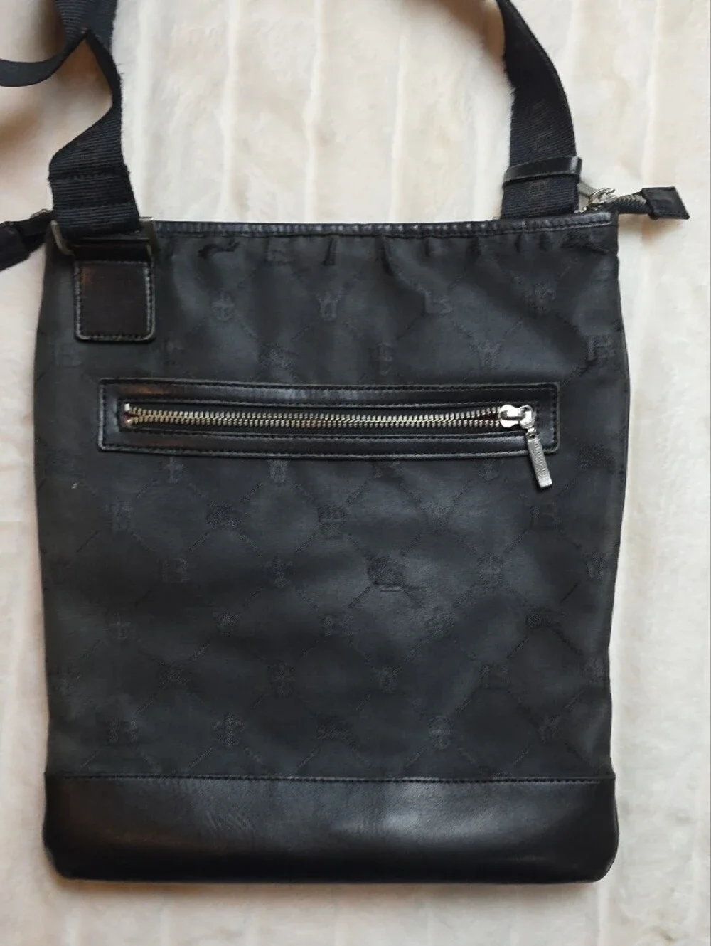 Burberry Black Men's Messenger Crossbody Bag